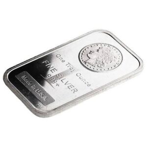 1 oz silver bullion bar